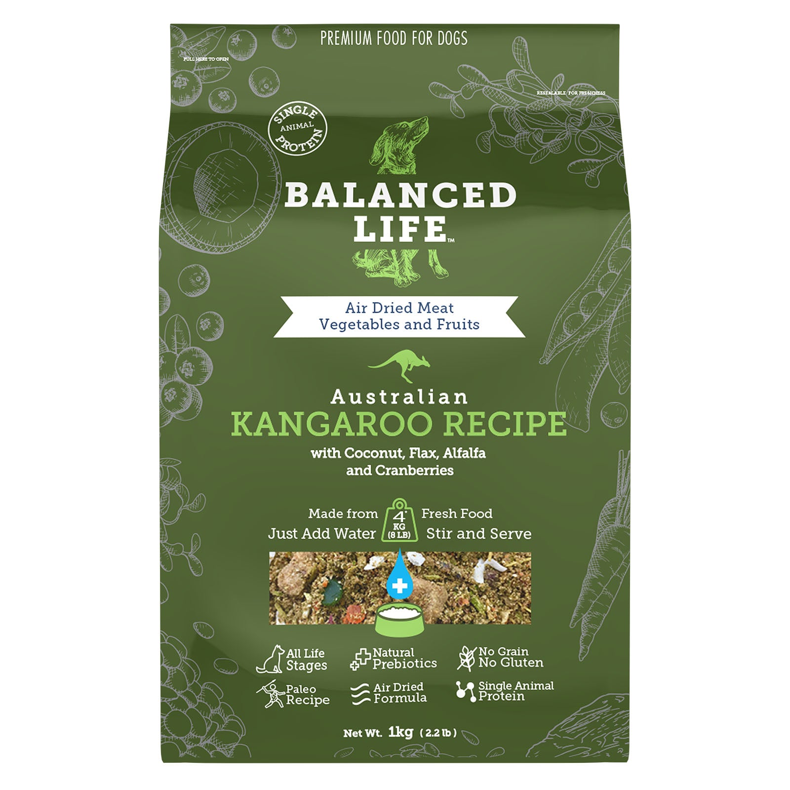 Balanced life dog food hotsell