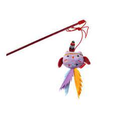 GIGWI Happy Indians Cat Wand Owl Felt | Pet Food Leaders