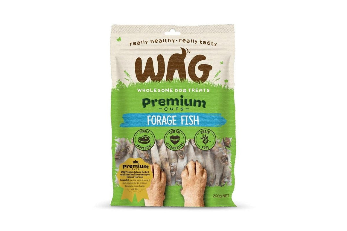 WAG Forage Fish 200g | Dog Treats | Pet Food Leaders