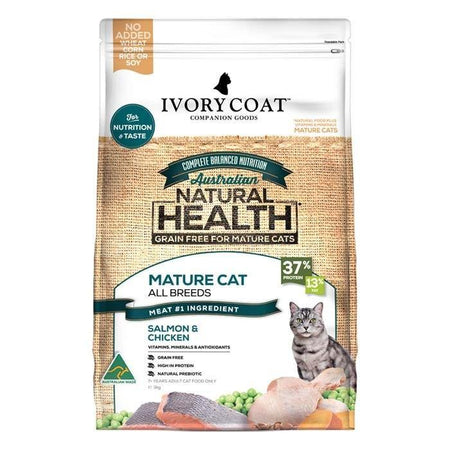 Ivory Coat Mature Cat Grain Free Salmon and Chicken | Pet Food Leaders