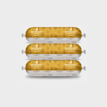 Farmers Mate For Pets Chicken Roll 6kg | Pet Food Leaders