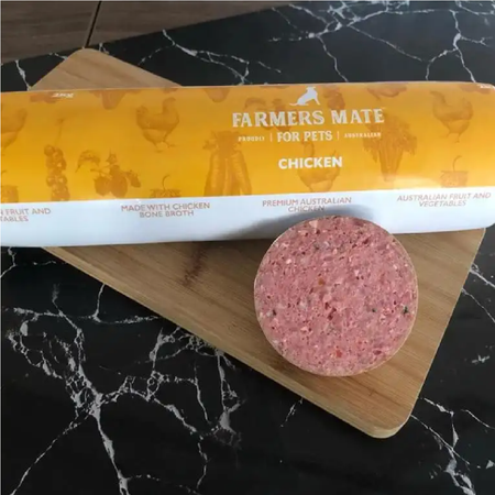 Farmers Mate For Pets Chicken Roll 2kg | Pet Food Leaders