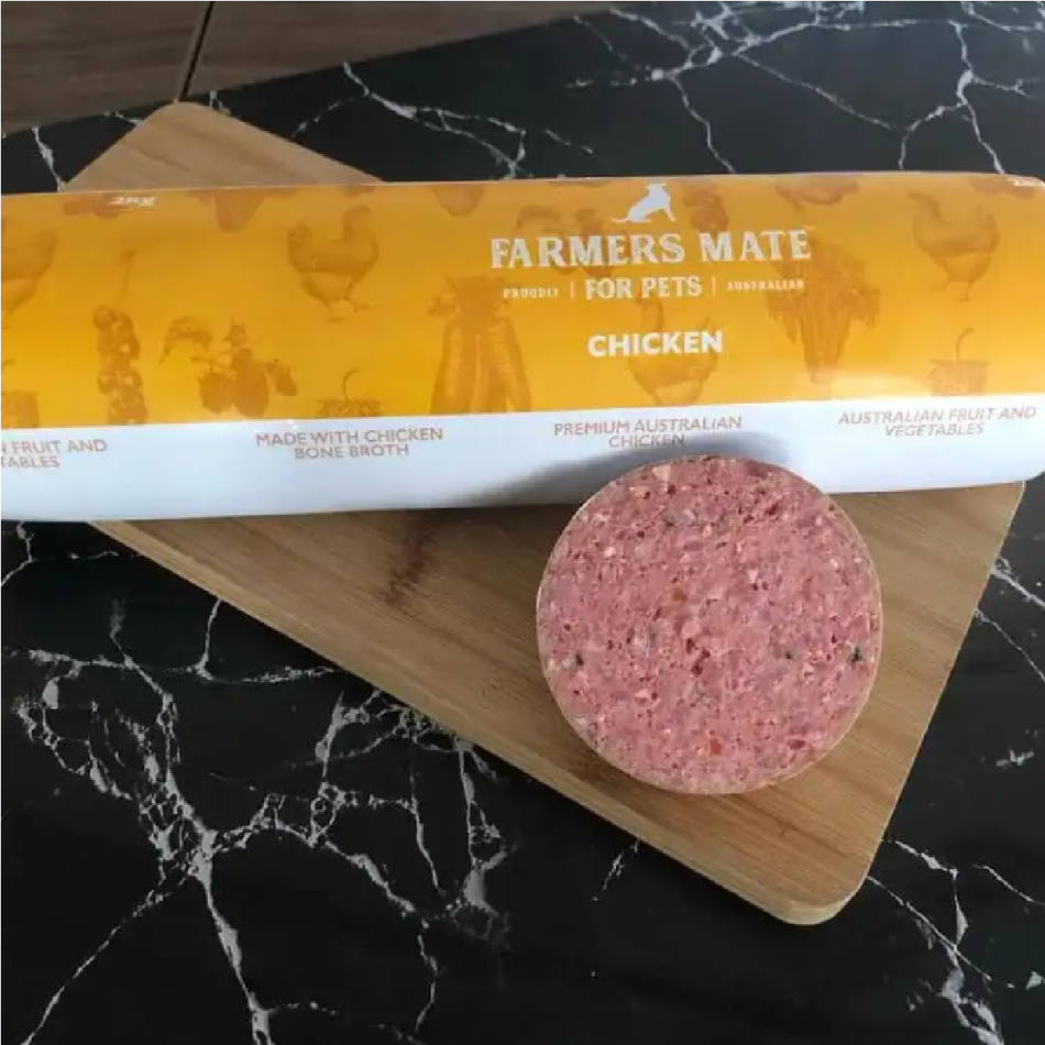 Farmers Mate For Pets Chicken Roll 2kg | Pet Food Leaders