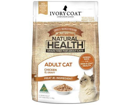 Ivory Coat Adult Cat Chicken Gravy 12 x 85g | Pet Food Leaders