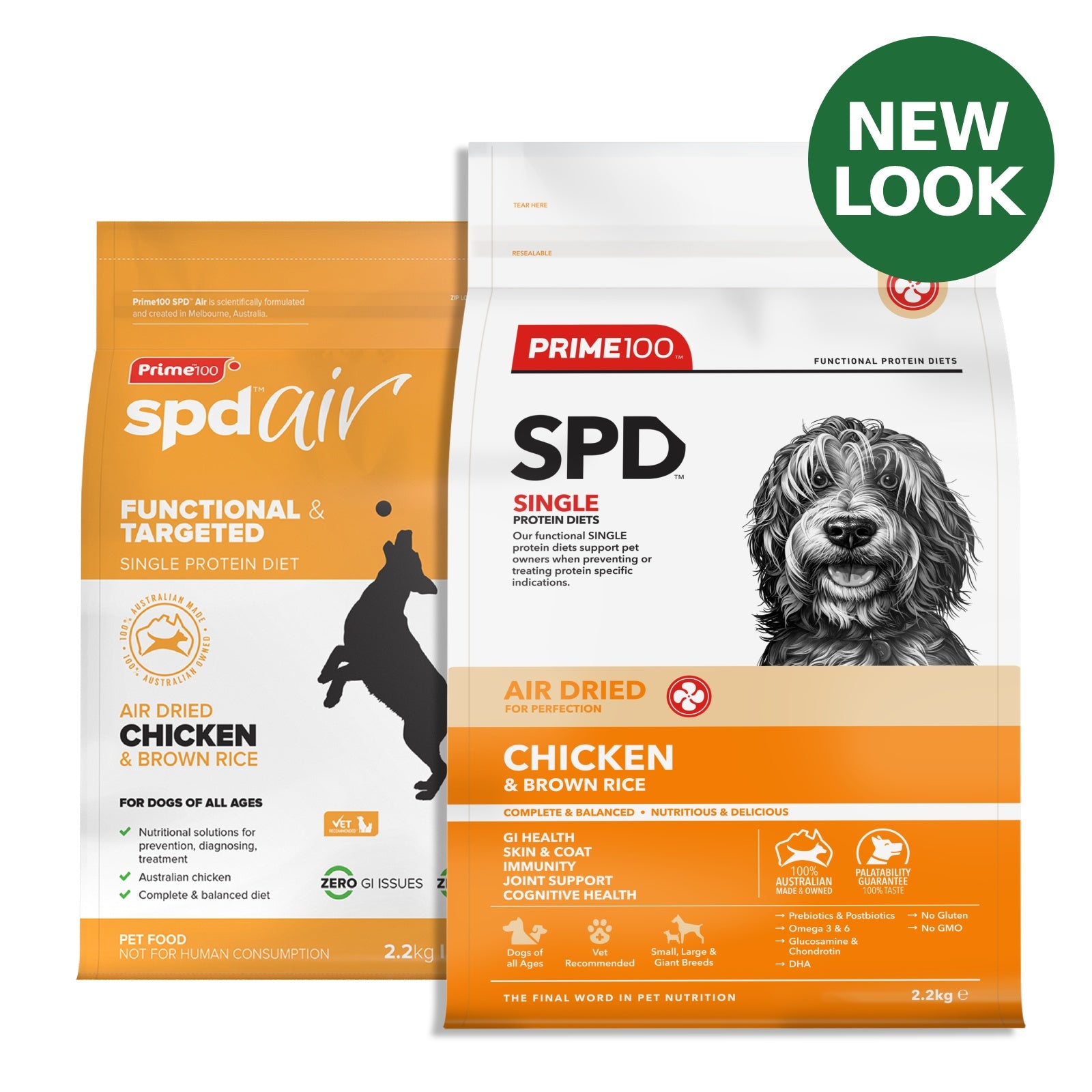 Prime100 SPD Air Chicken & Brown Rice 2.2kg new look | Pet Food Leaders