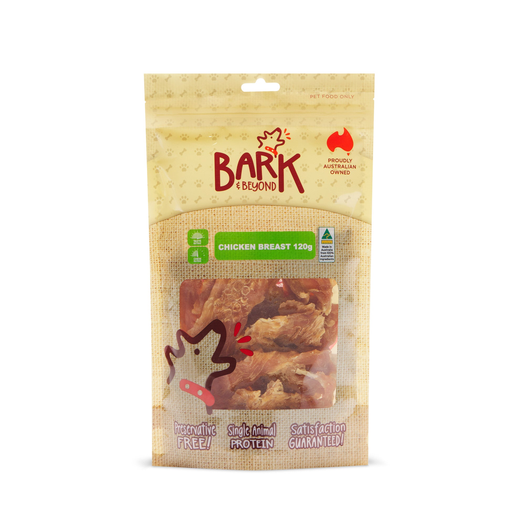 Bark and Beyond Chicken Breast 120g | Pet Food Leaders