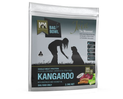 Meals for Mutts Dog Single Protein Kangaroo Grain and Gluten Free 2.5kg | Pet Food Leaders