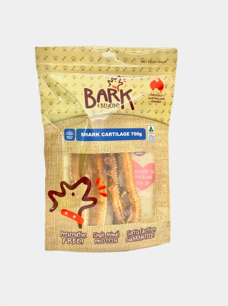 Bark and Beyond Shark Cartilage 700g | Pet Food Leaders