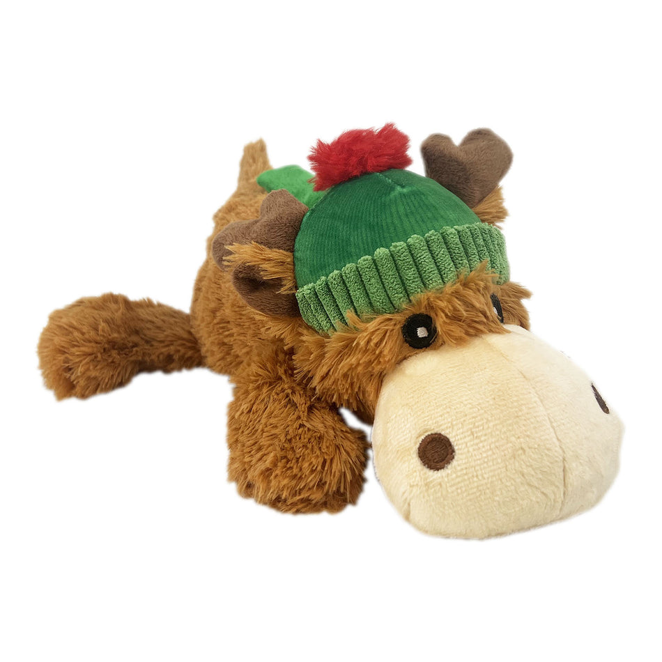 KONG Christmas Holiday Cozie Reindeer Medium Plush Squeak Dog Toy | Pet Food Leaders
