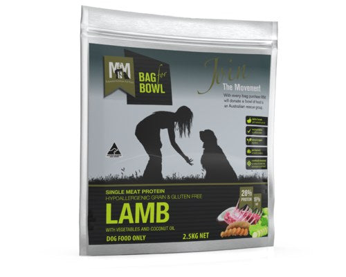 Meals for Mutts Dog Single Protein Lamb Grain and Gluten Free 2.5kg | Pet Food Leaders
