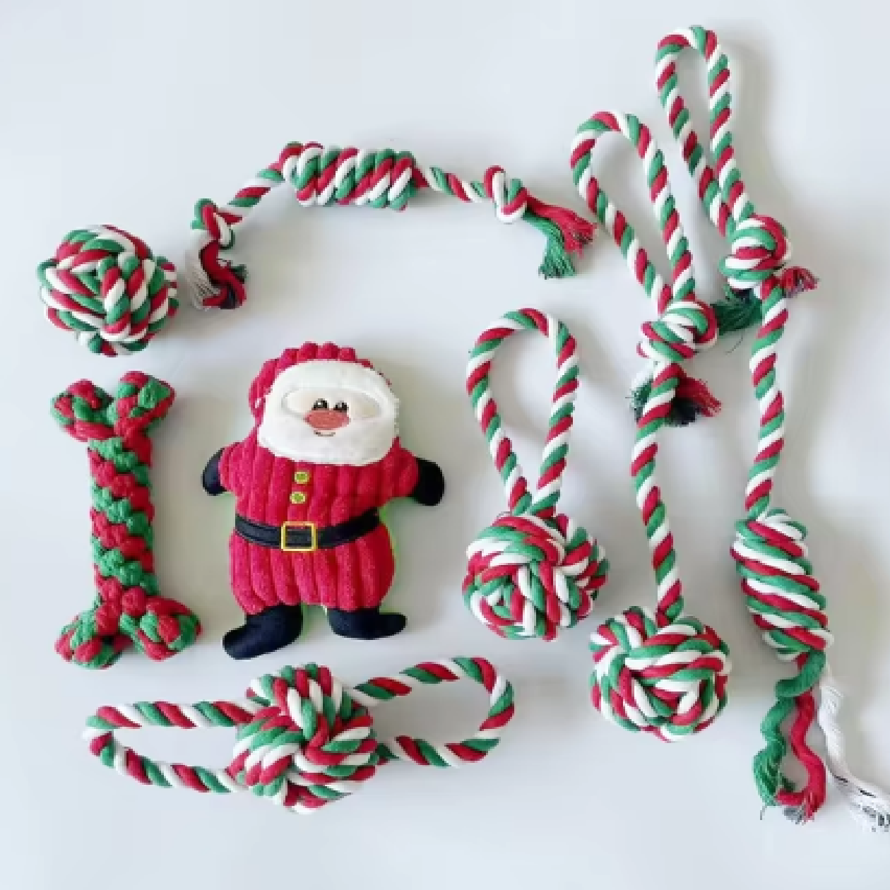 Christmas Dog Toy Rope Pack | Pet Food Leaders