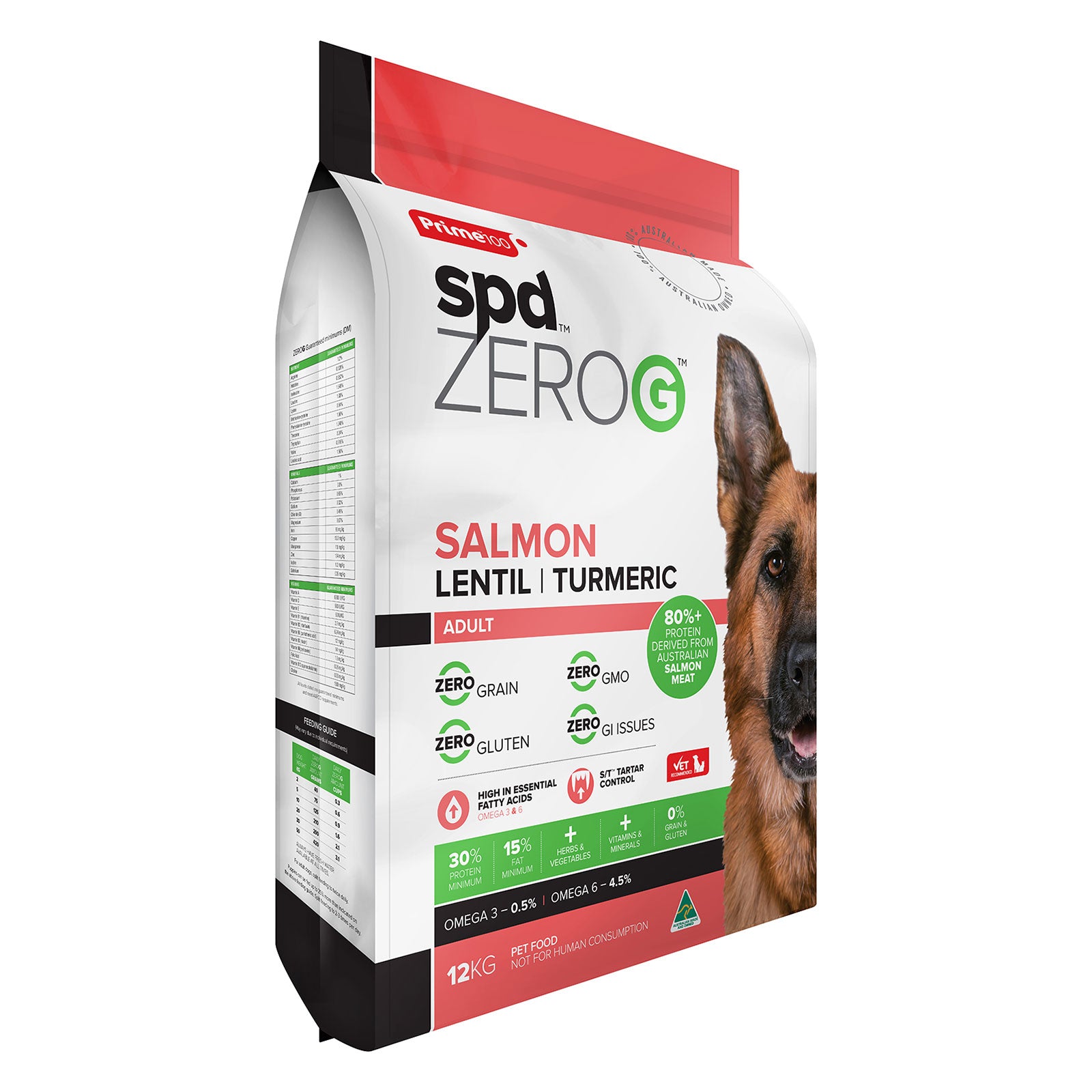 Prime100 ZeroG Salmon Lentil Turmeric | Pet Food Leaders
