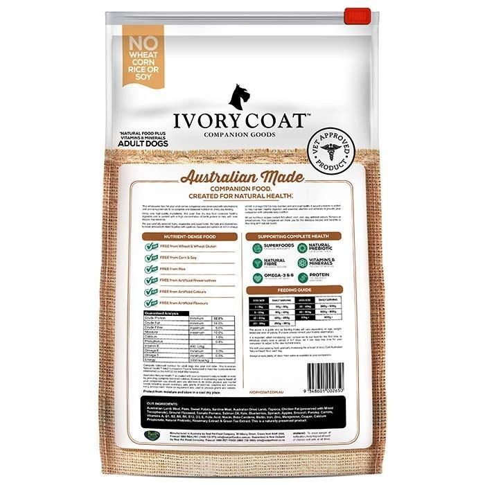 Ivory Coat Grain Free Lamb and Sardine | Pet Food Leaders