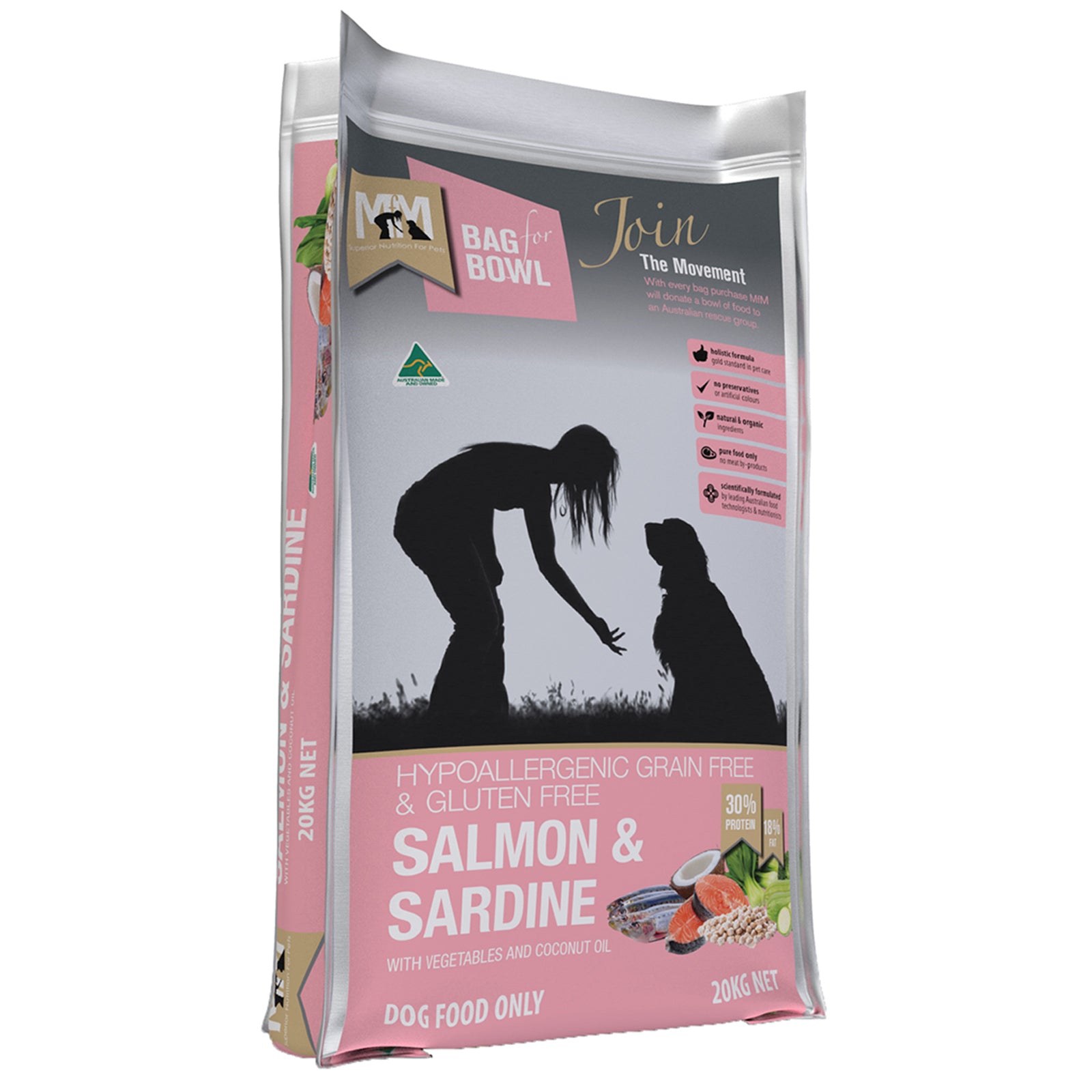 Meals for Mutts Grain and Gluten Free Salmon & Sardine | Pet Food Leaders