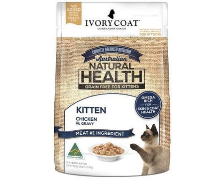 Ivory Coat Kitten Chicken Gravy 12 x 85g | Pet Food Leaders