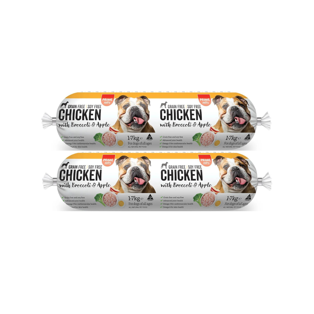Prime Pantry SPD* Chicken, Broccoli & Apple Roll 3.4kg | Pet Food Leaders