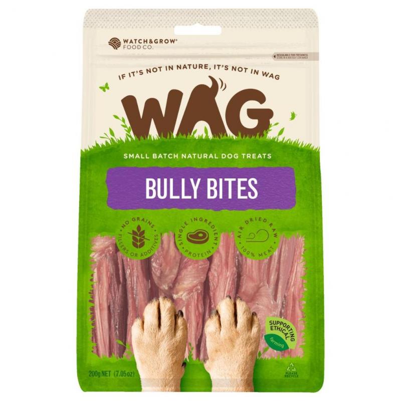 WAG Bully Bites 200g | Dog Treats | Pet Food Leaders