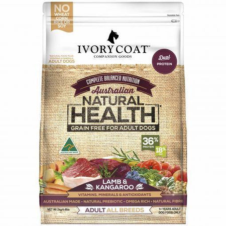 Ivory Coat Grain Free Lamb and Kangaroo 2kg | Pet Food Leaders