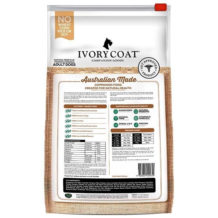 Ivory Coat Grain Free Lamb and Kangaroo | Pet Food Leaders