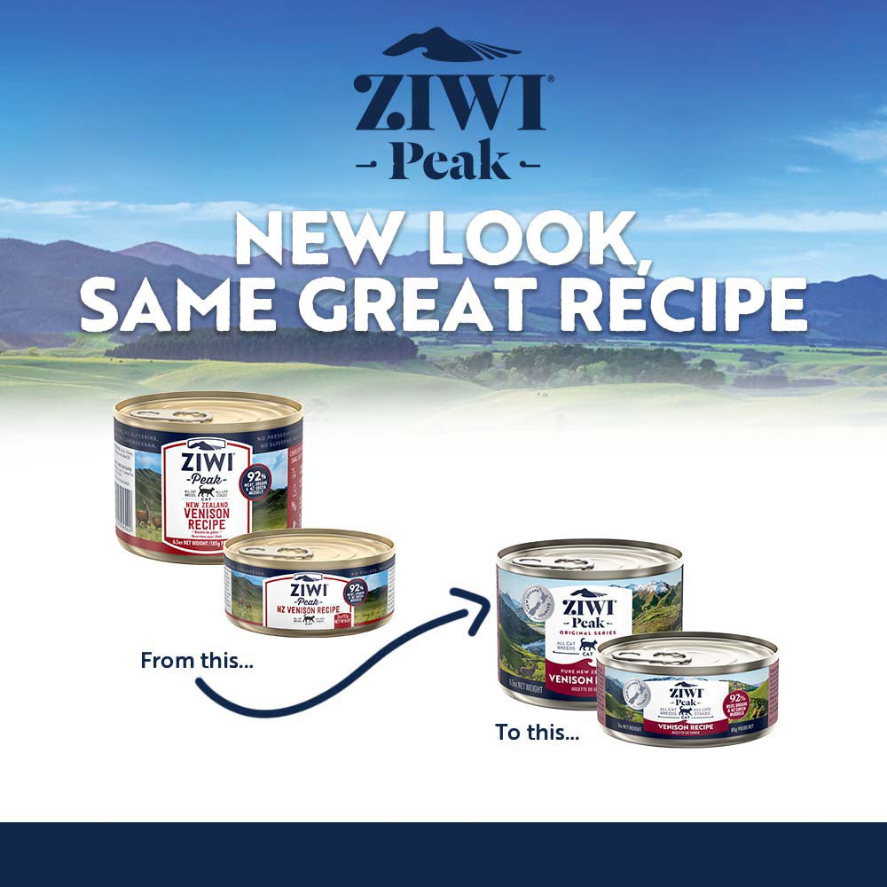 ZiwiPeak Venison Wet Canned New Look | Pet Food Leaders