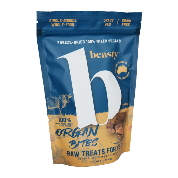 Beasty Organ Bites 85g | Quality Dog Treats | Pet Food Leaders