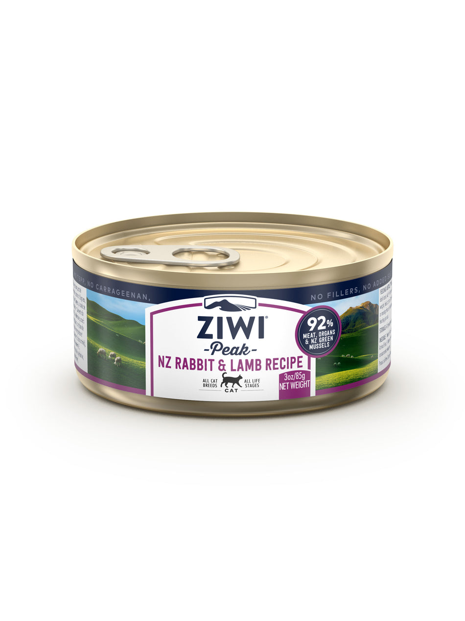 Ziwi Peak | Rabbit & Lamb | Adult Cat | Canned Wet | 85g | Pet Food Leaders