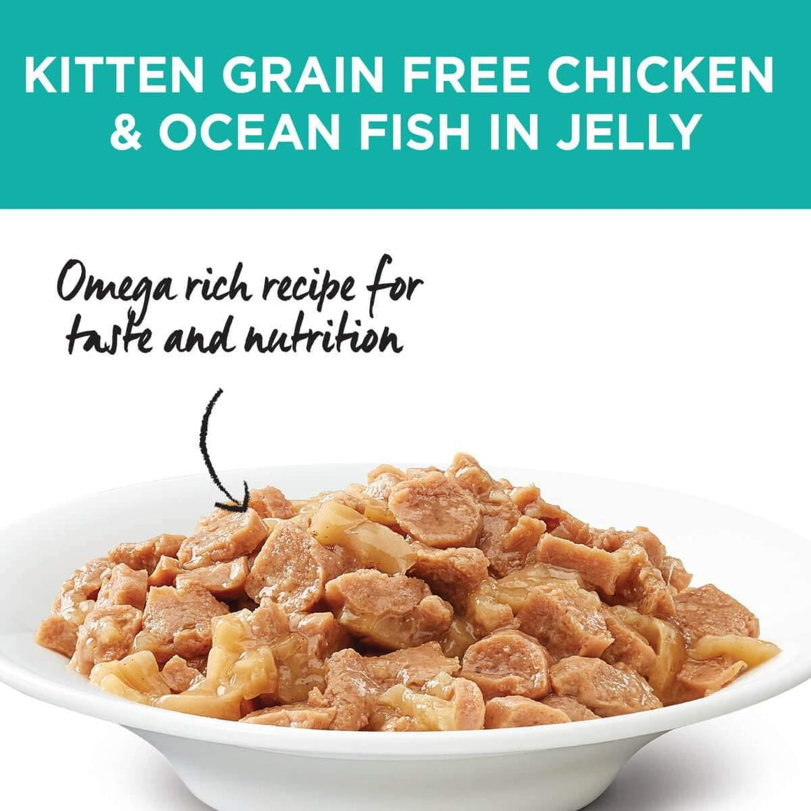 Ivory Coat Kitten Chicken & Ocean Fish Jelly 12 x 85g | Pet Food Leaders