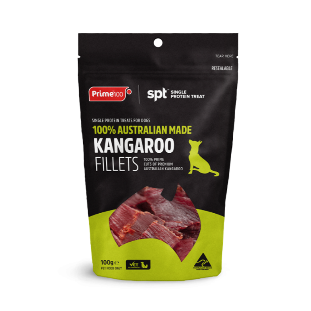 Prime100 SPT Kangaroo Fillet | Pet Food Leaders