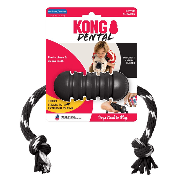 KONG Extreme Dental With Rope Dog Toy | Pet Food Leaders