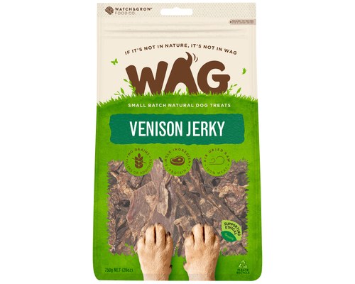 WAG Venison 750g | Dog Treats | Pet Food Leaders