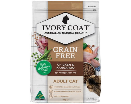 Ivory Coat Adult Cat | Grain Free | Chicken & Kangaroo | Pet Food Leaders