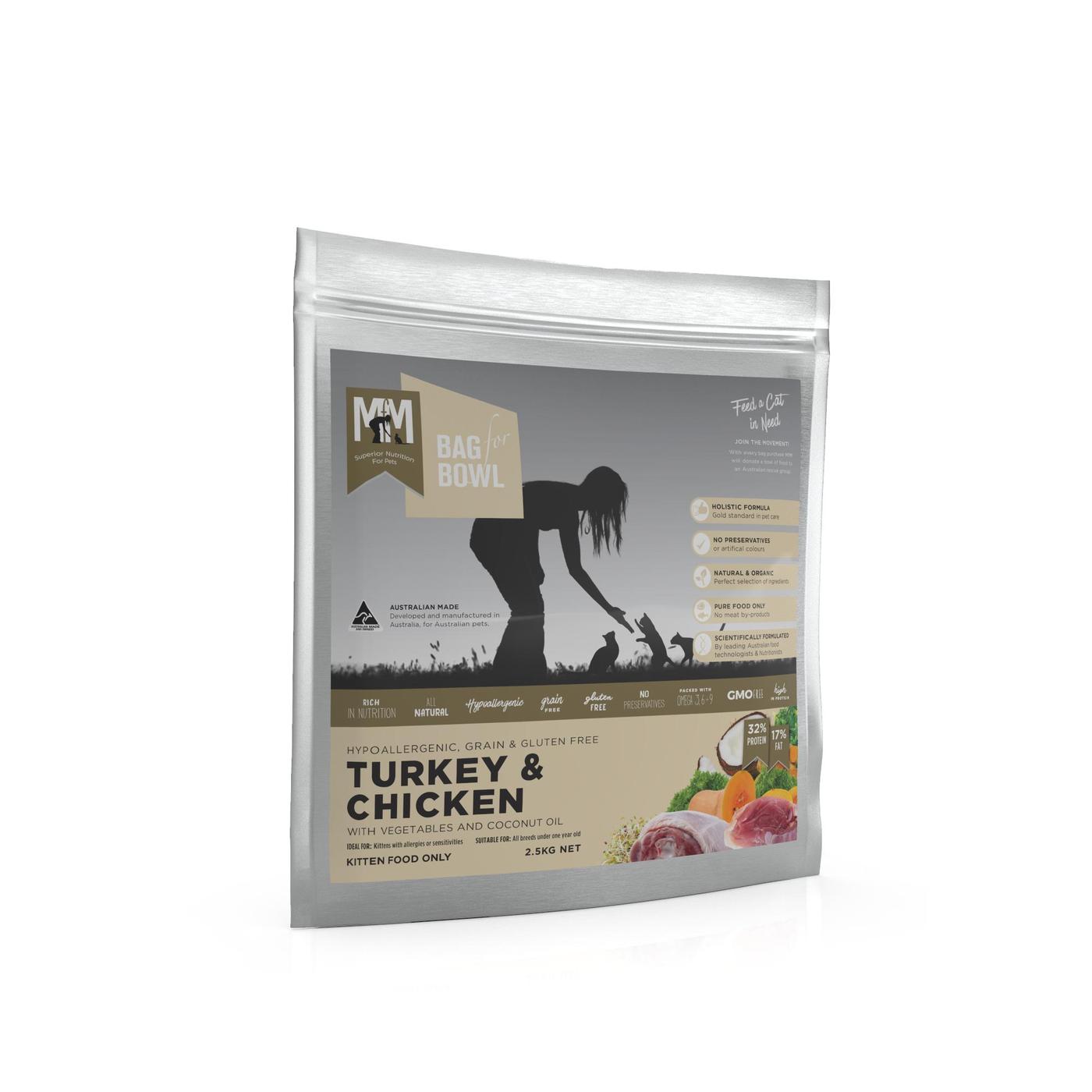 Meals for Meows GF Turkey and Chicken Kitten Food | Pet Food Leaders