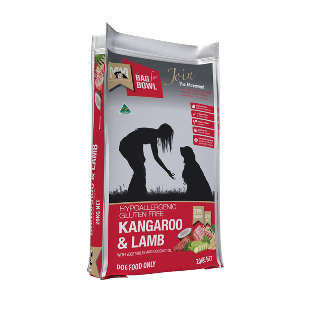 Meals for Mutts Gluten Free Kangaroo and Lamb 20kg | Pet Food Leaders